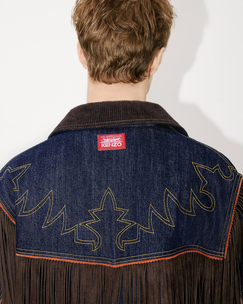 KENZO x LEVI'S® genderless  fringed denim jacket 8