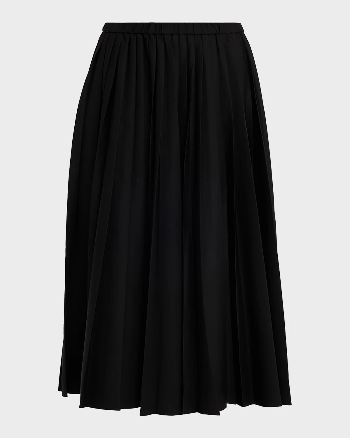 Pull-On Pleated Skirt - 1