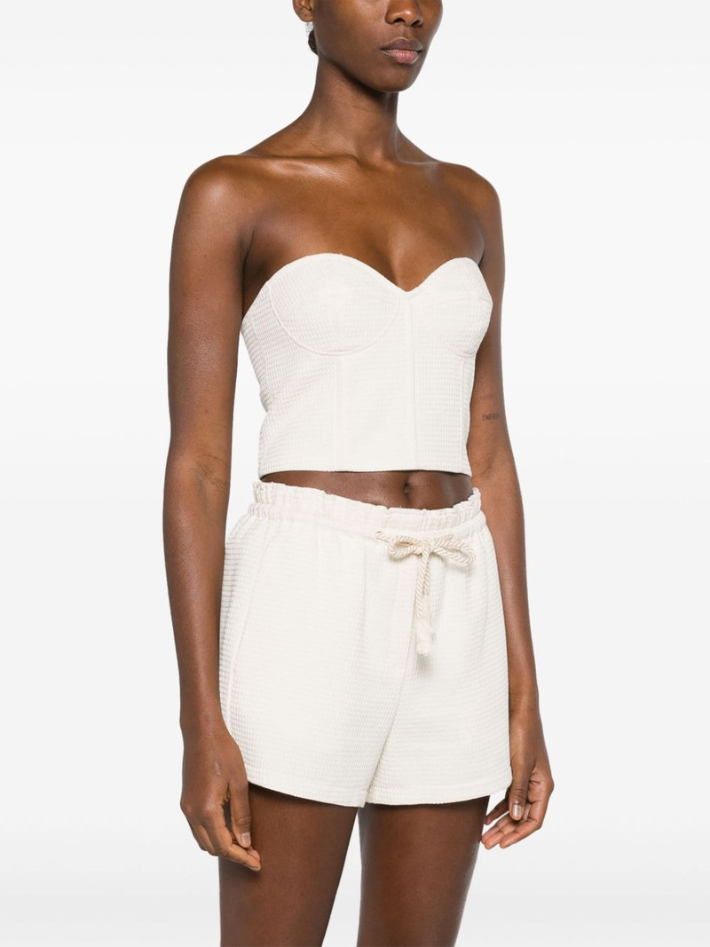 sweetheart-neck cotton crop top 3