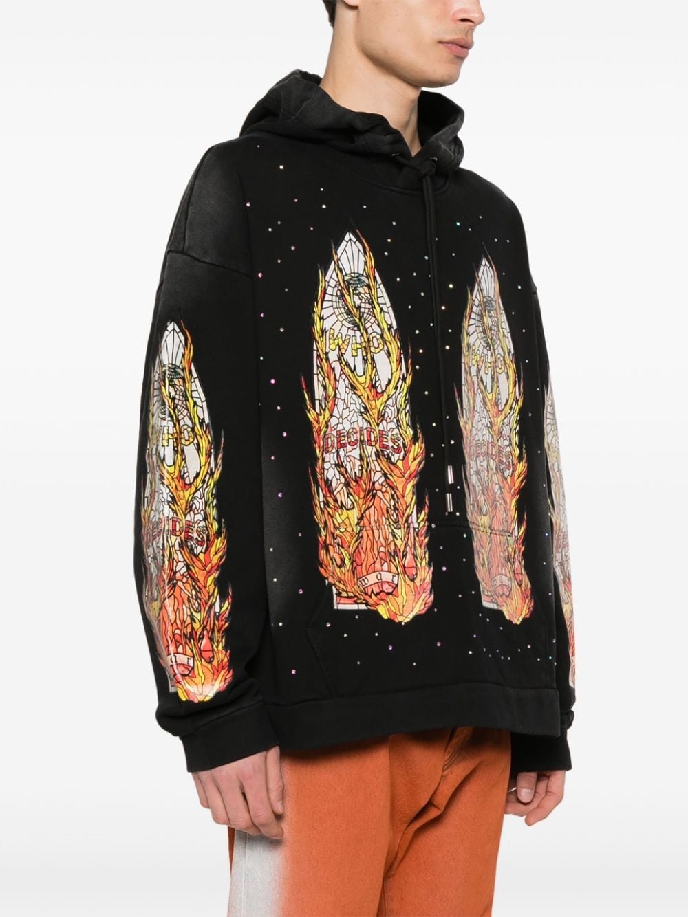 Flames Glass hoodie - 3