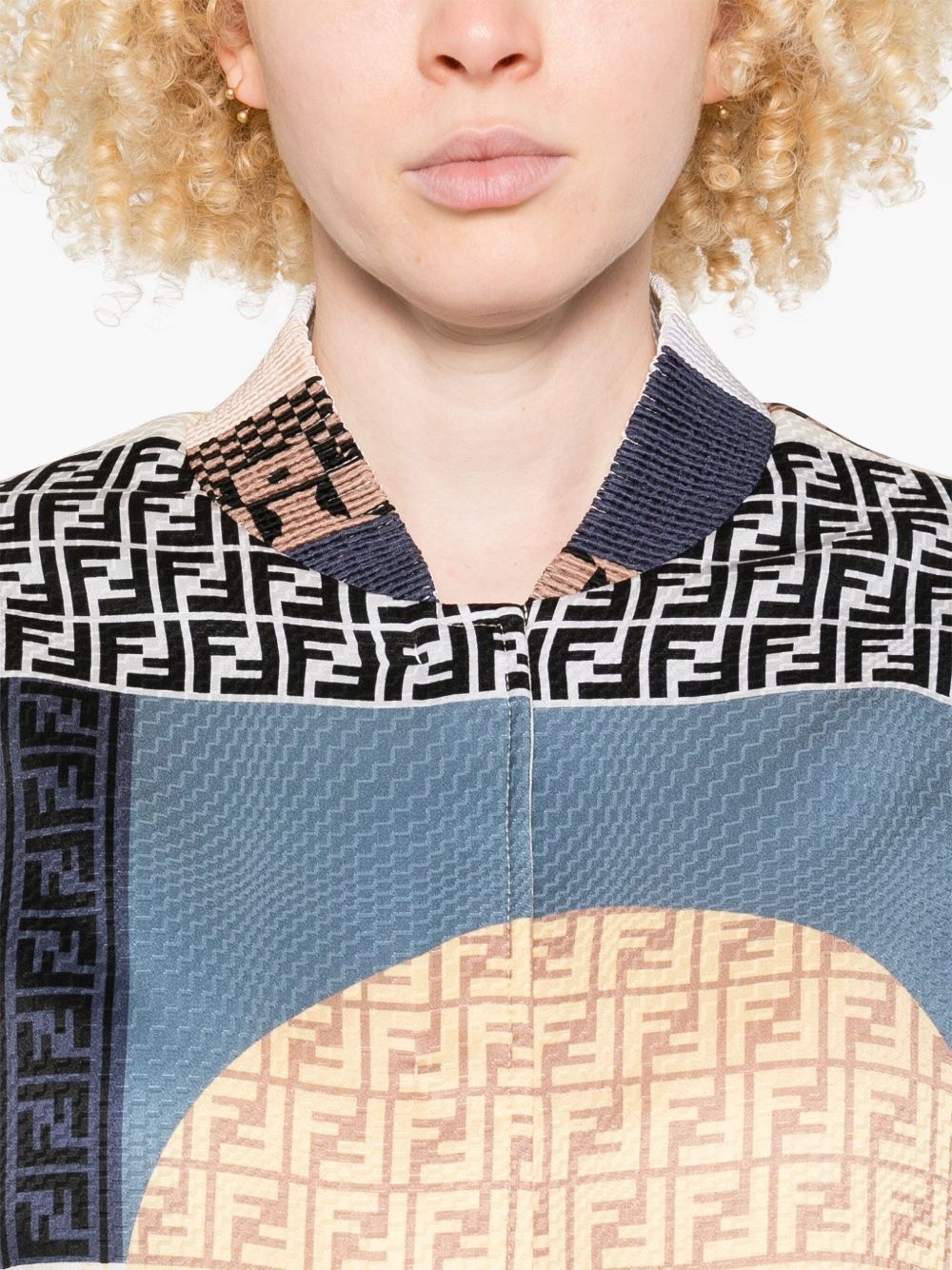 reversible cropped bomber jacket - 5