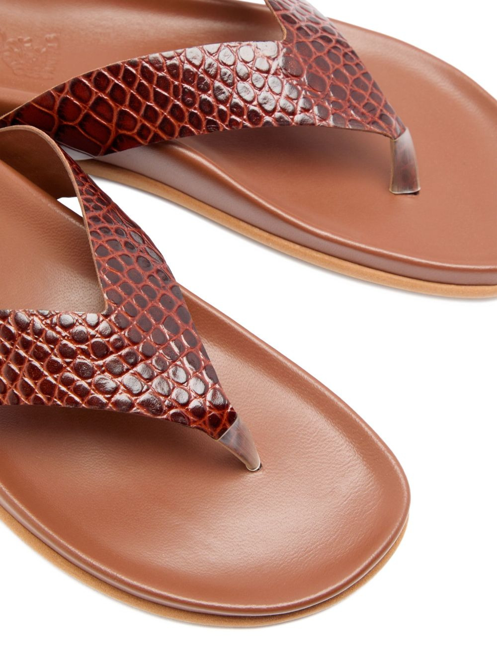Charys crocodile-effect sandals - 3