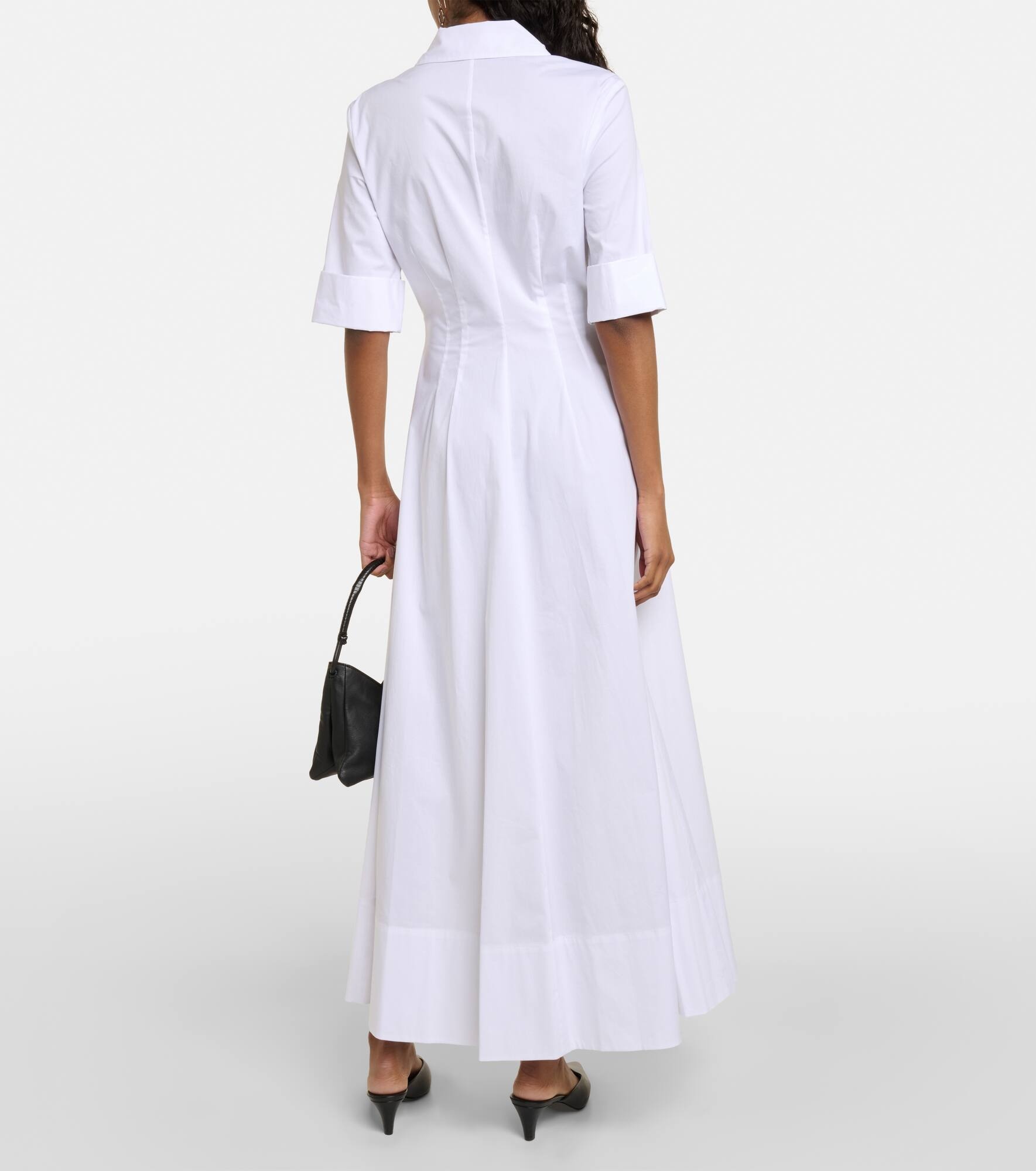 Joan cotton poplin shirt dress - 3