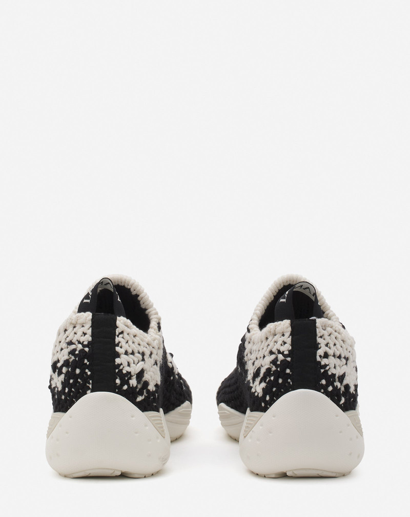 COTTON FLASH-KNIT SNEAKERS BY LANVIN 4