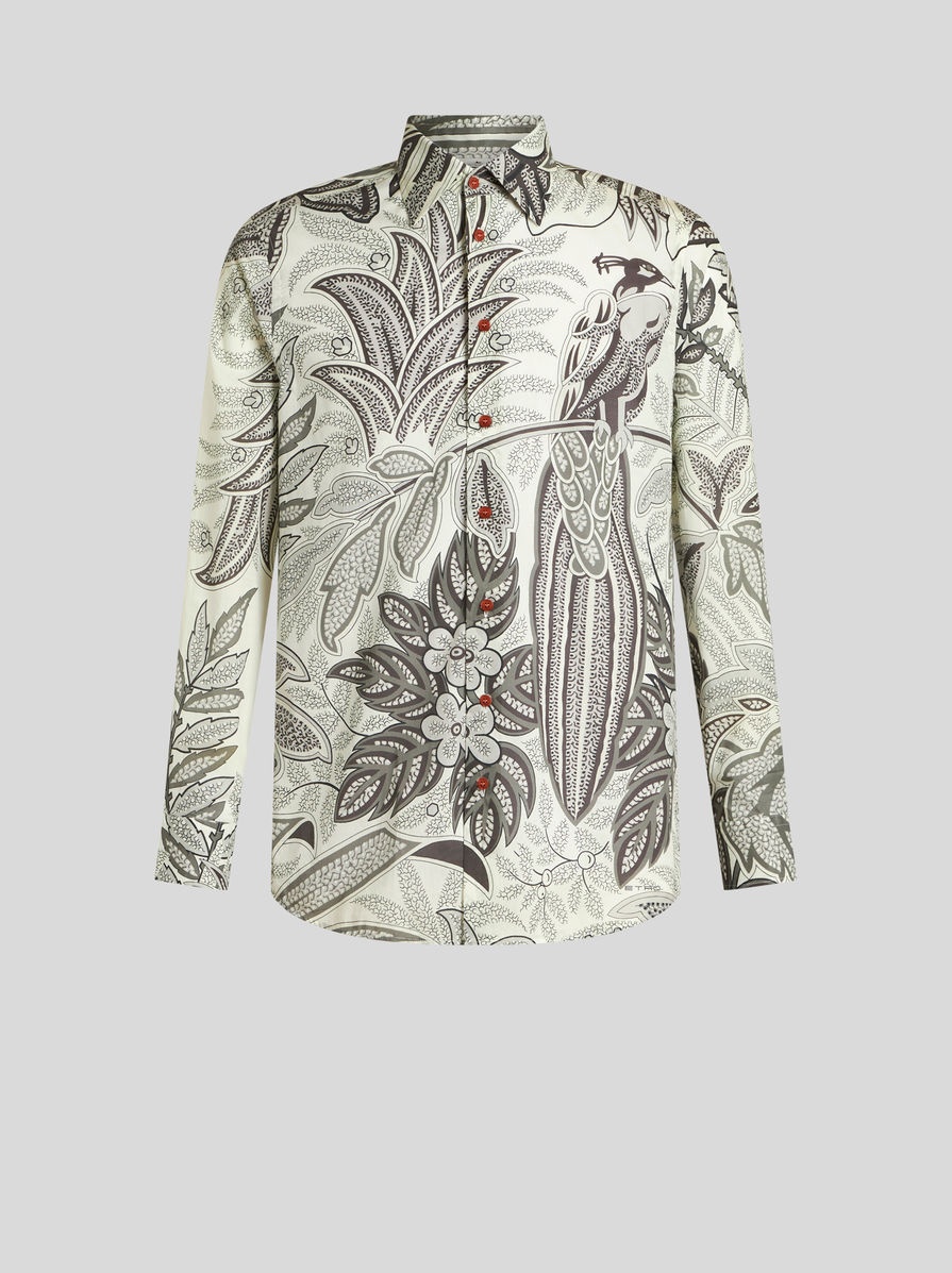 COTTON SHIRT WITH PRINT - 1