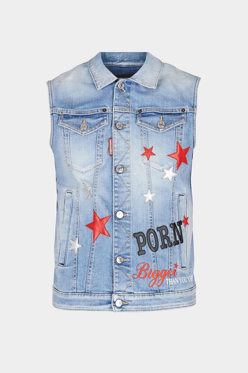 ROCCO DENIM VEST - 1