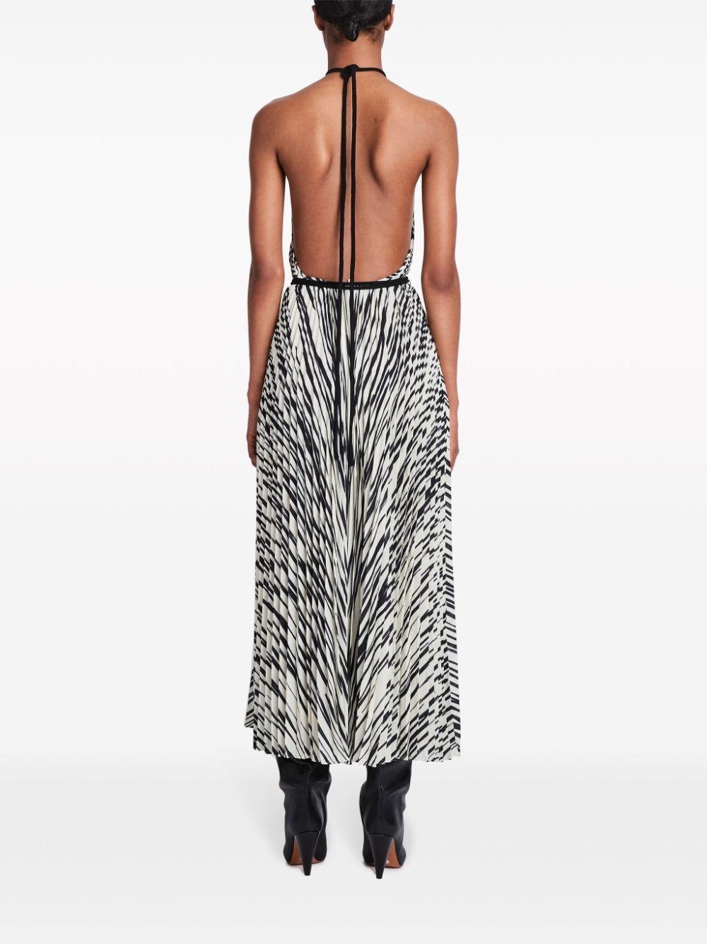 Frida halterneck midi dress - 4