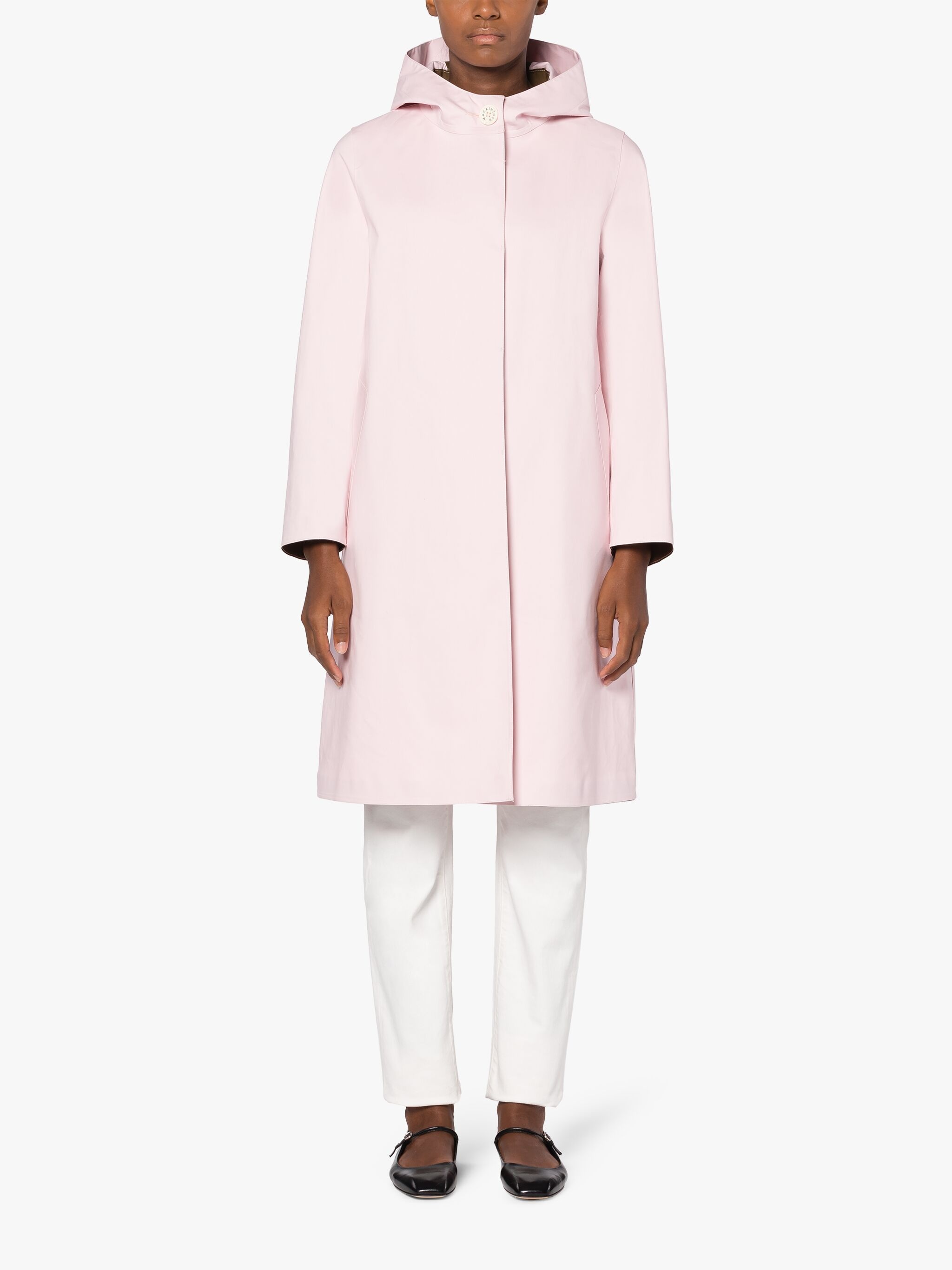WATTEN PINK BONDED COTTON COAT - 3