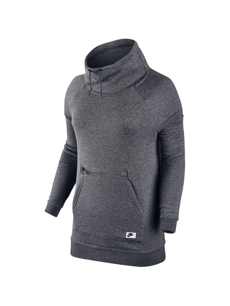 funnel-neck sweatshirt 1