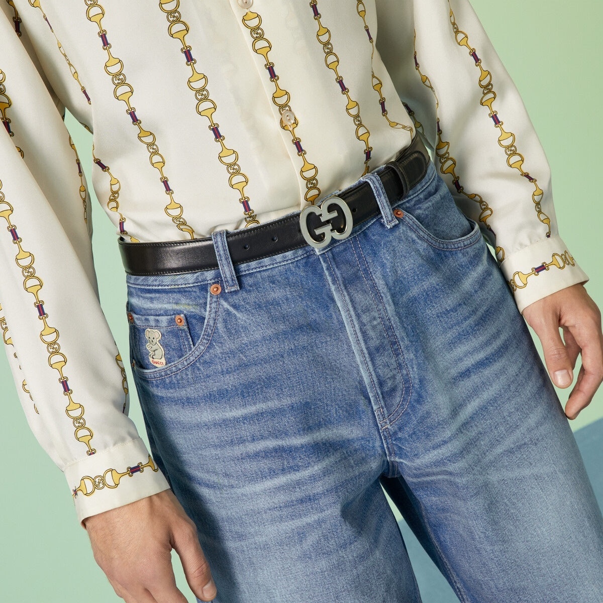 Gucci GG Buckle Belt - 3
