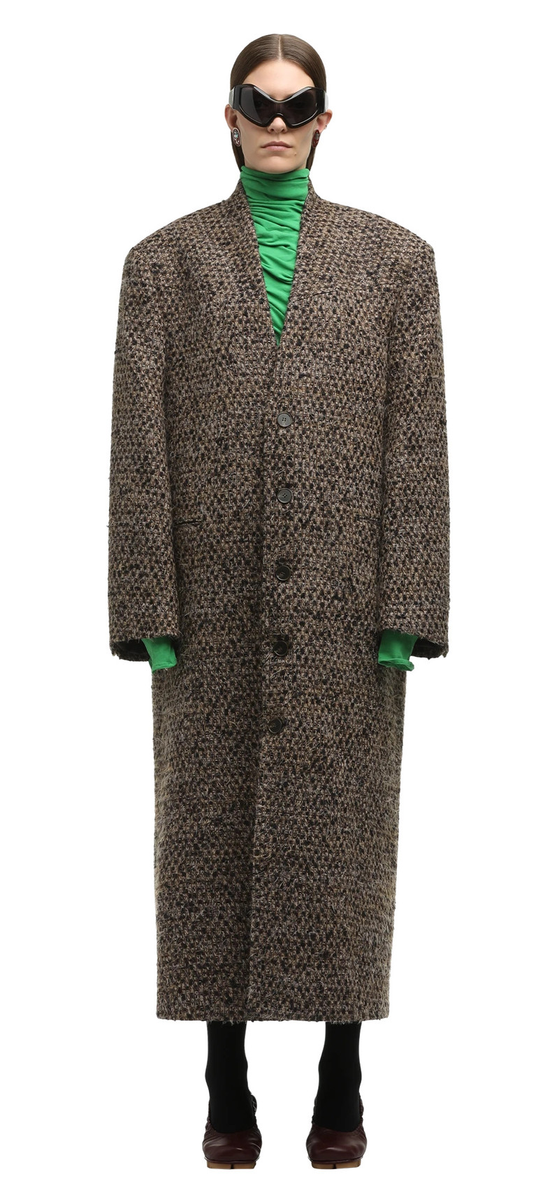MUTE COAT MULTI BROWN 3
