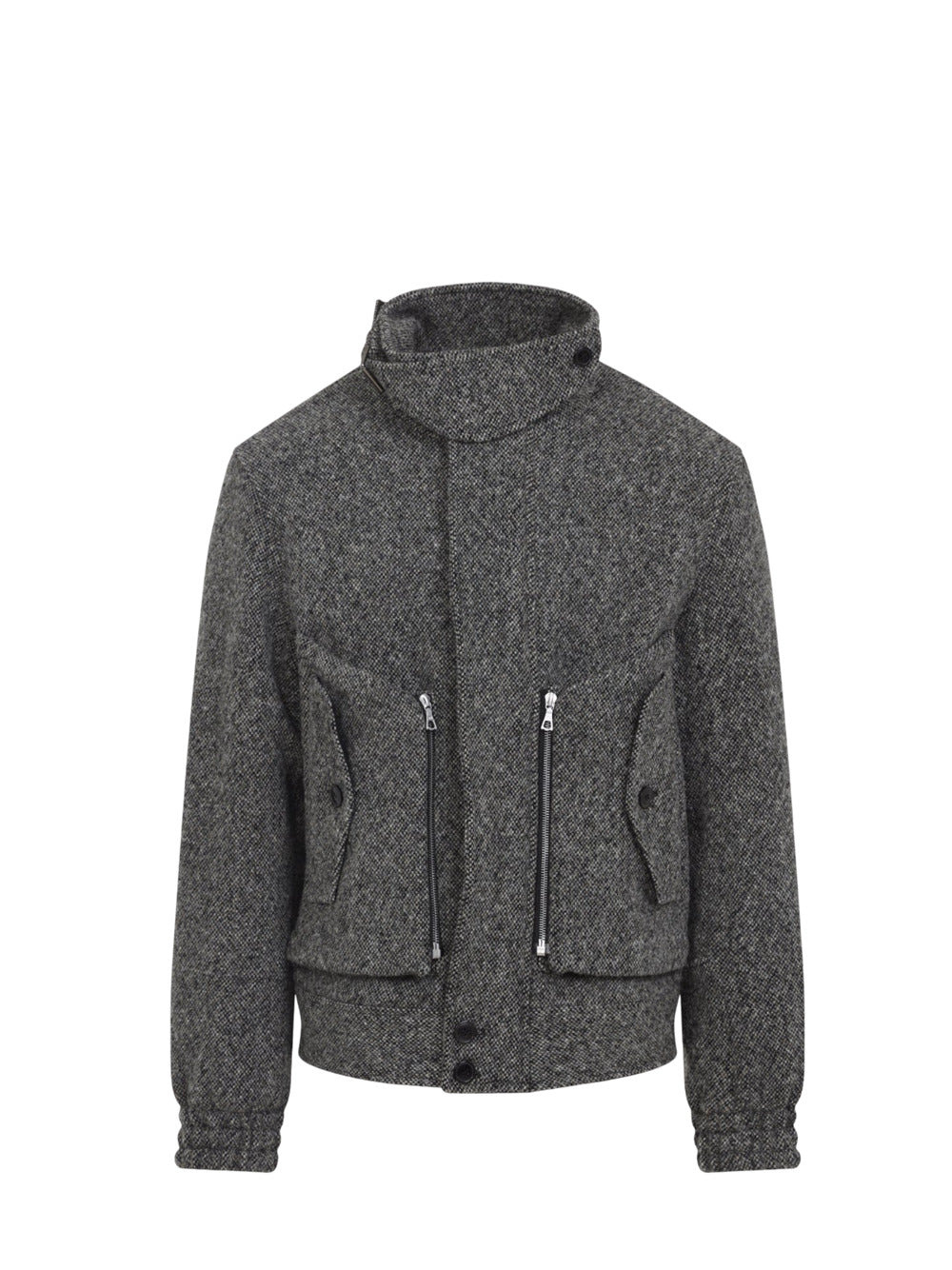 Dries Van Noten Men Gray Wool Venezia Jacket - 1