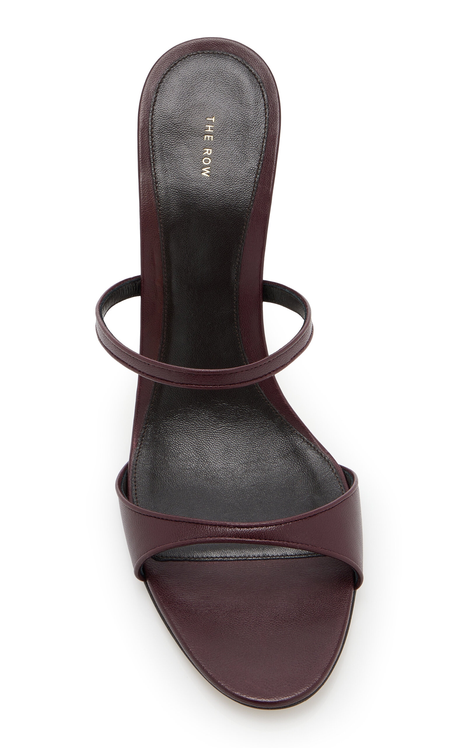 Vika Leather Sandals burgundy - 4