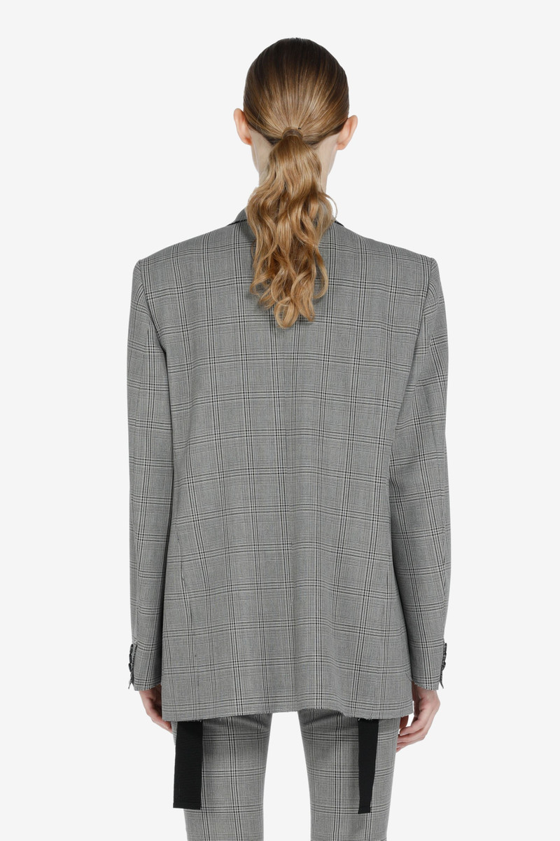 N°21 CHECKED DOUBLE-BREASTED BLAZER outlook