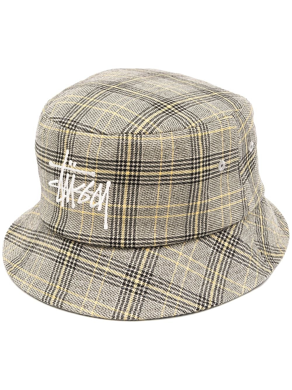 embroidered-logo bucket hat - 1