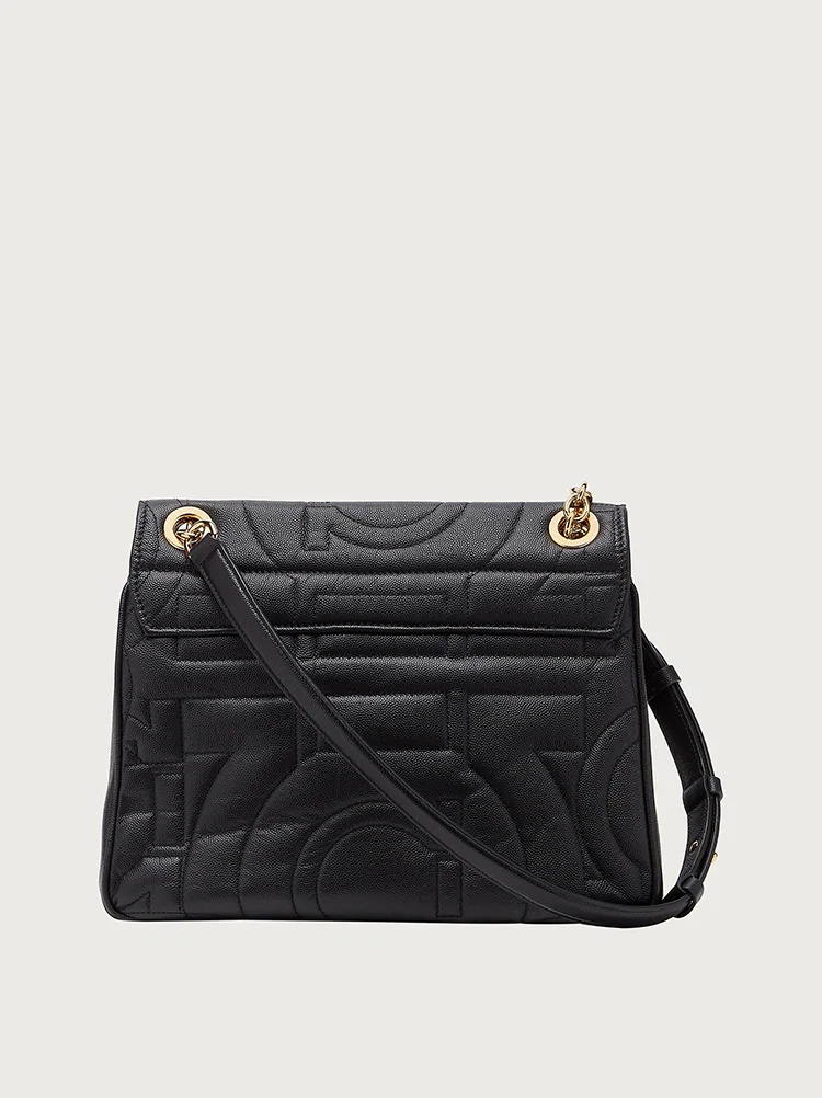 QUILTED GANCINI SHOULDER BAG - 3