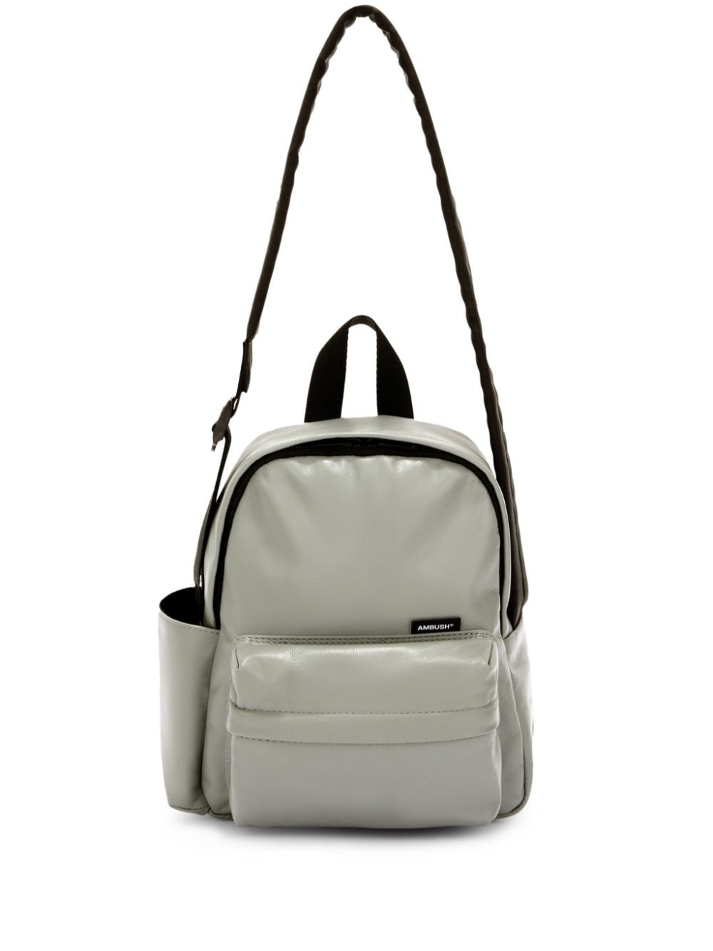 crossbody leather backpack - 1