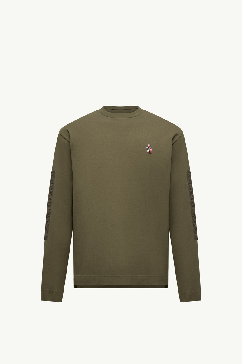 Logo Cotton Long Sleeve T-Shirt 1