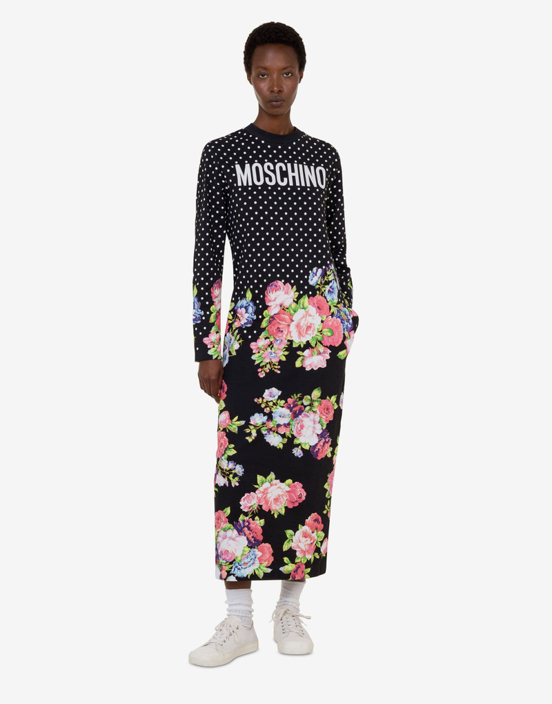 PRINTED HEAVY COTTON DRESS 1
