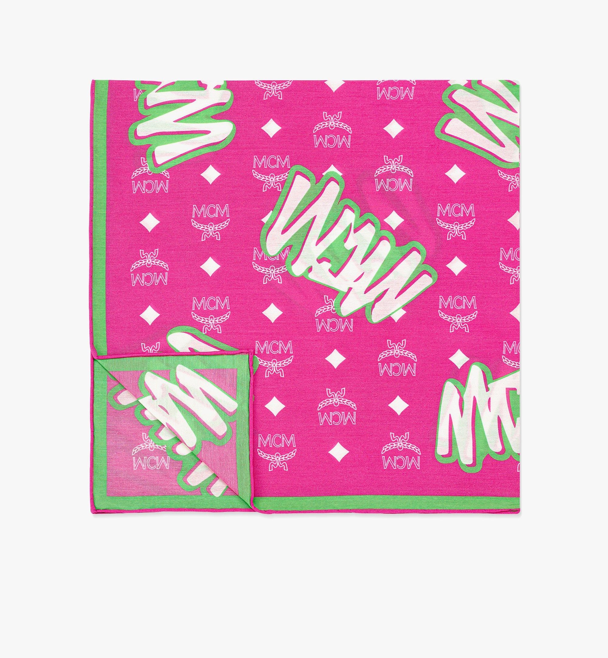 MCM Sommer Monogram Bandana Scarf - 1