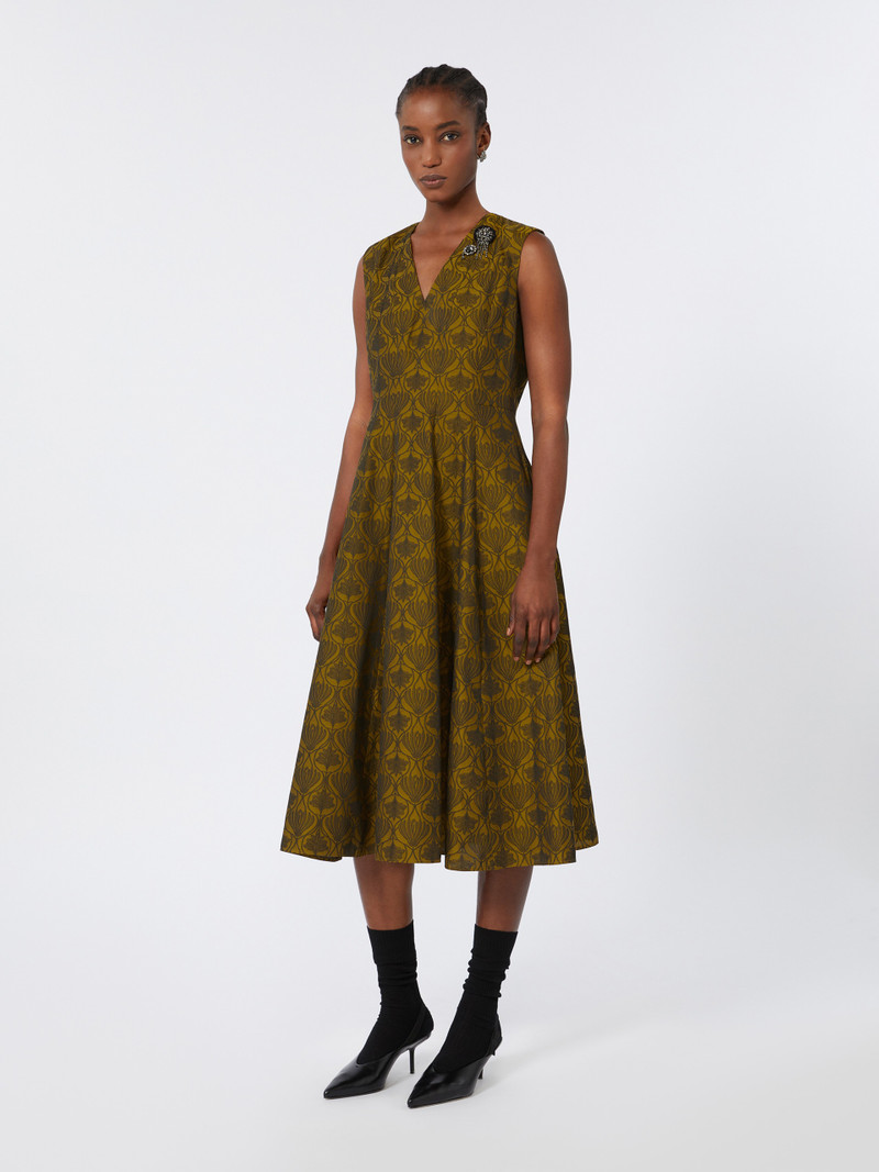 'S Max Mara LAUREN Flared jacquard dress outlook