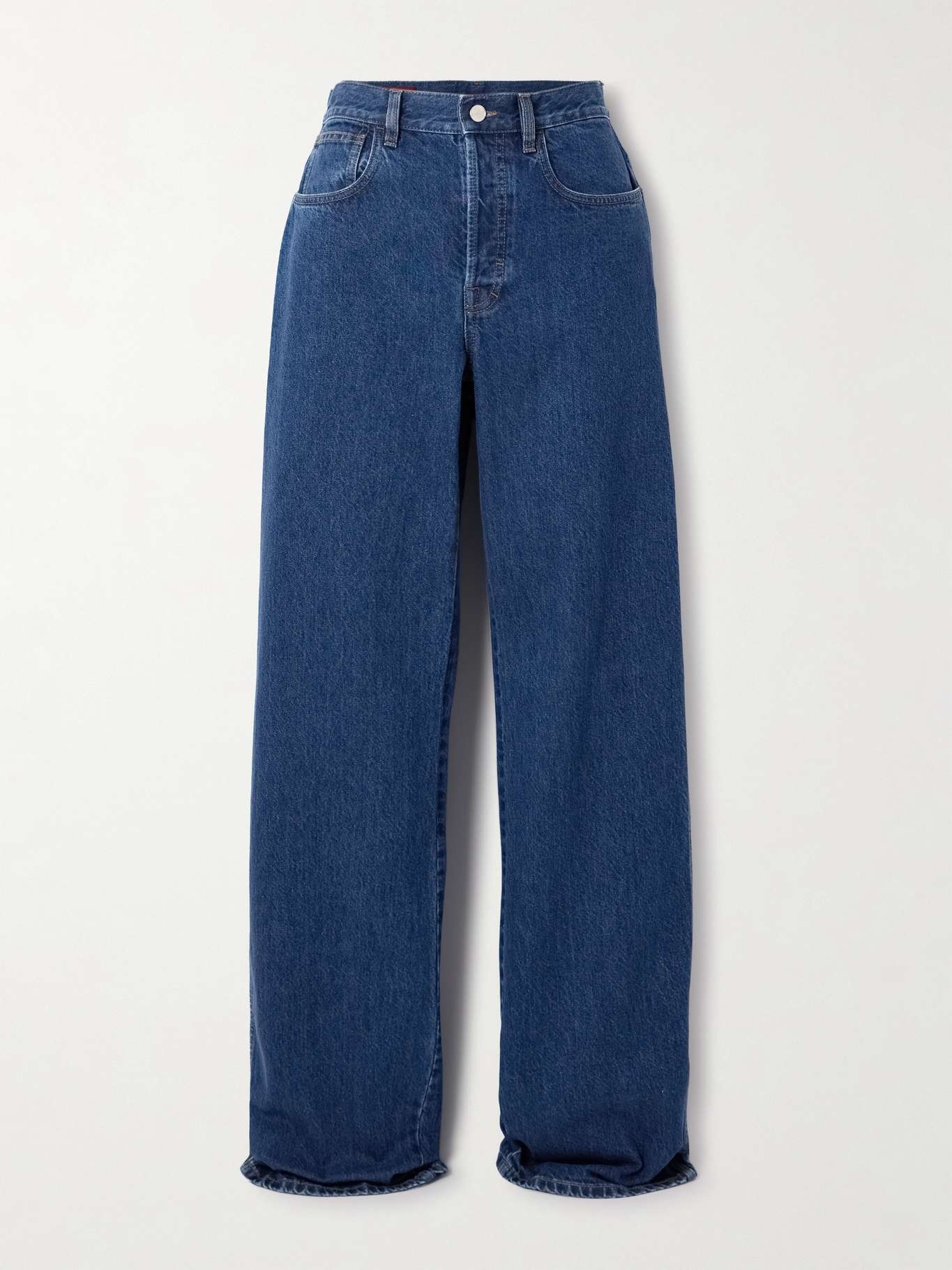 High-rise straight-leg jeans - 1