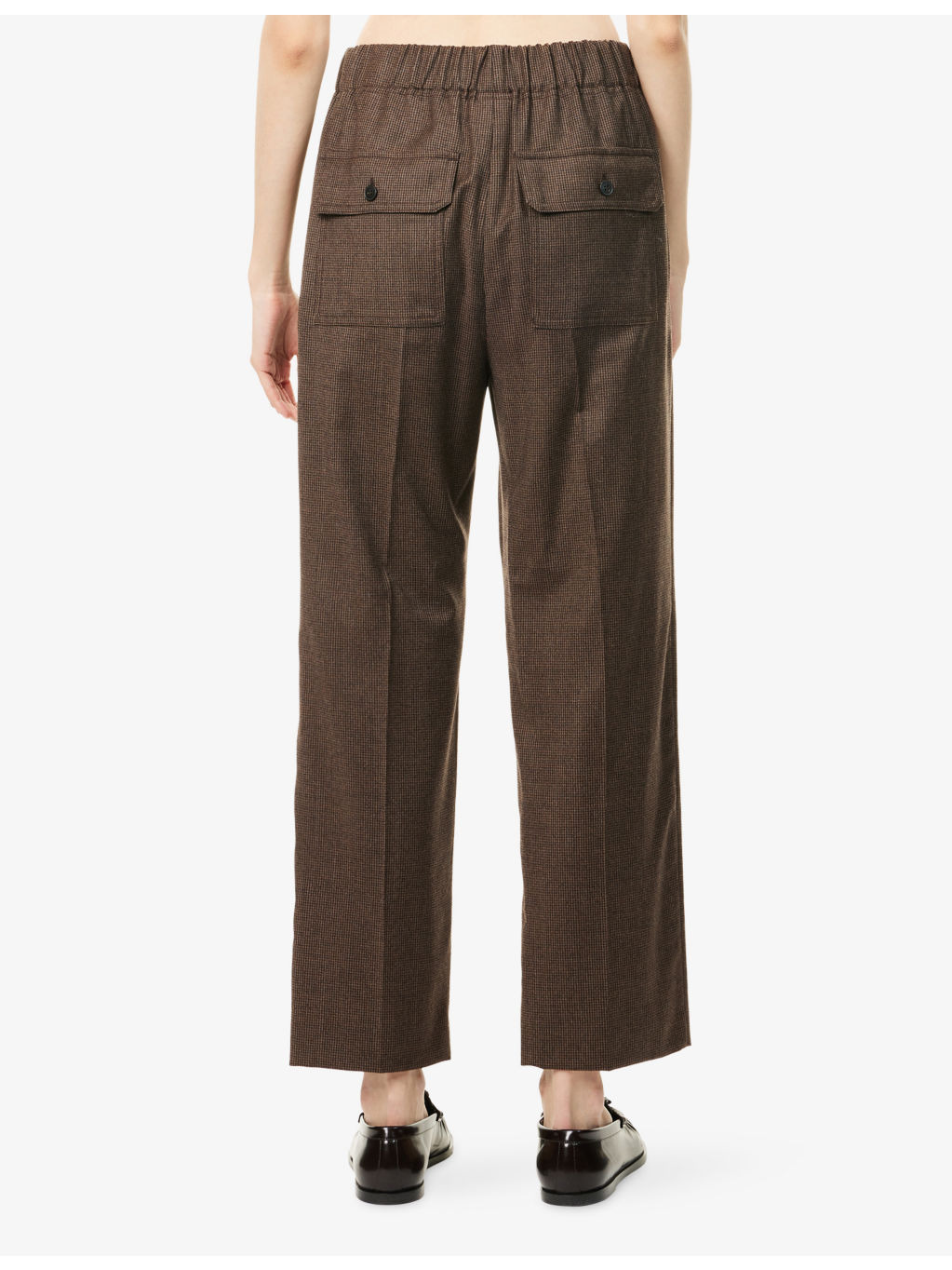 Hateley Wide-Leg Stretch-Wool Trousers - 4