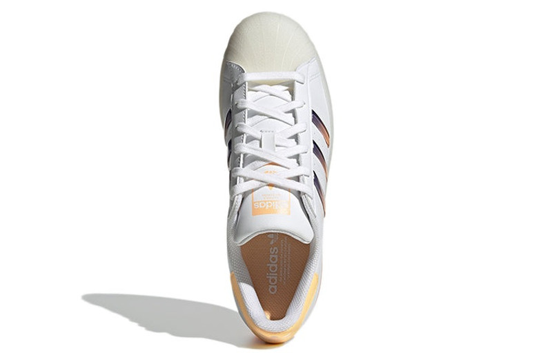adidas (WMNS) adidas Superstar 'White Acid Orange' GW4908 outlook