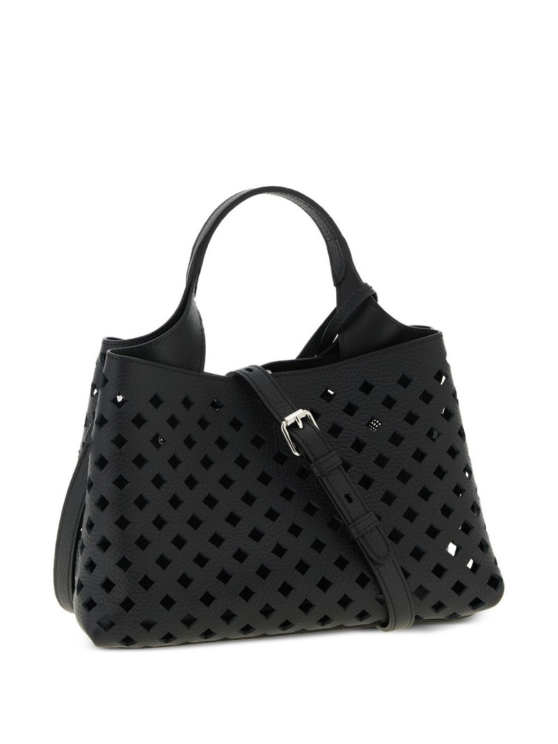 Tod's micro Apa perforated-leather tote bag outlook