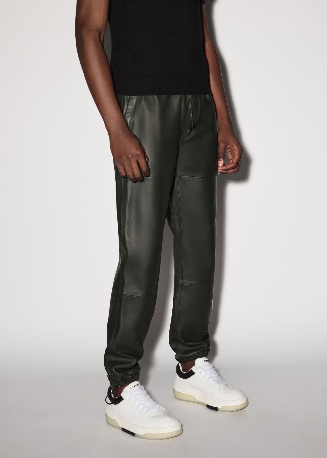 LEATHER JOGGER - 3