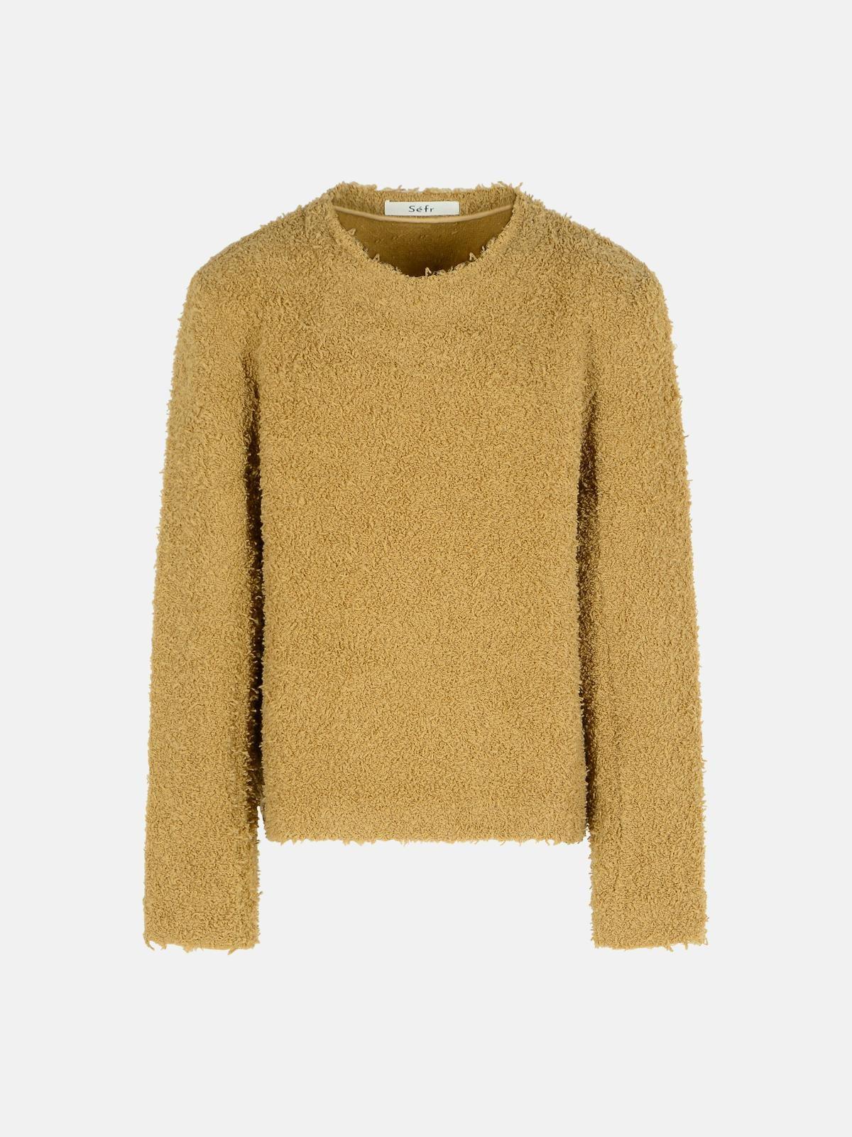 'DIGNAN' BEIGE VIRGIN WOOL SWEATER - 1