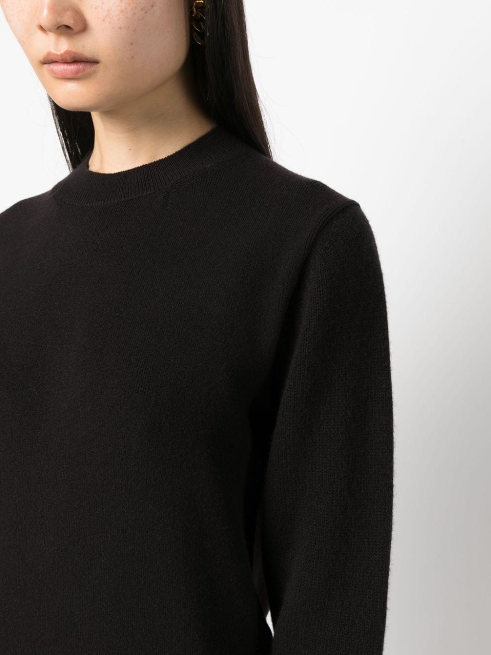crew-neck long-sleeve jumper - 5