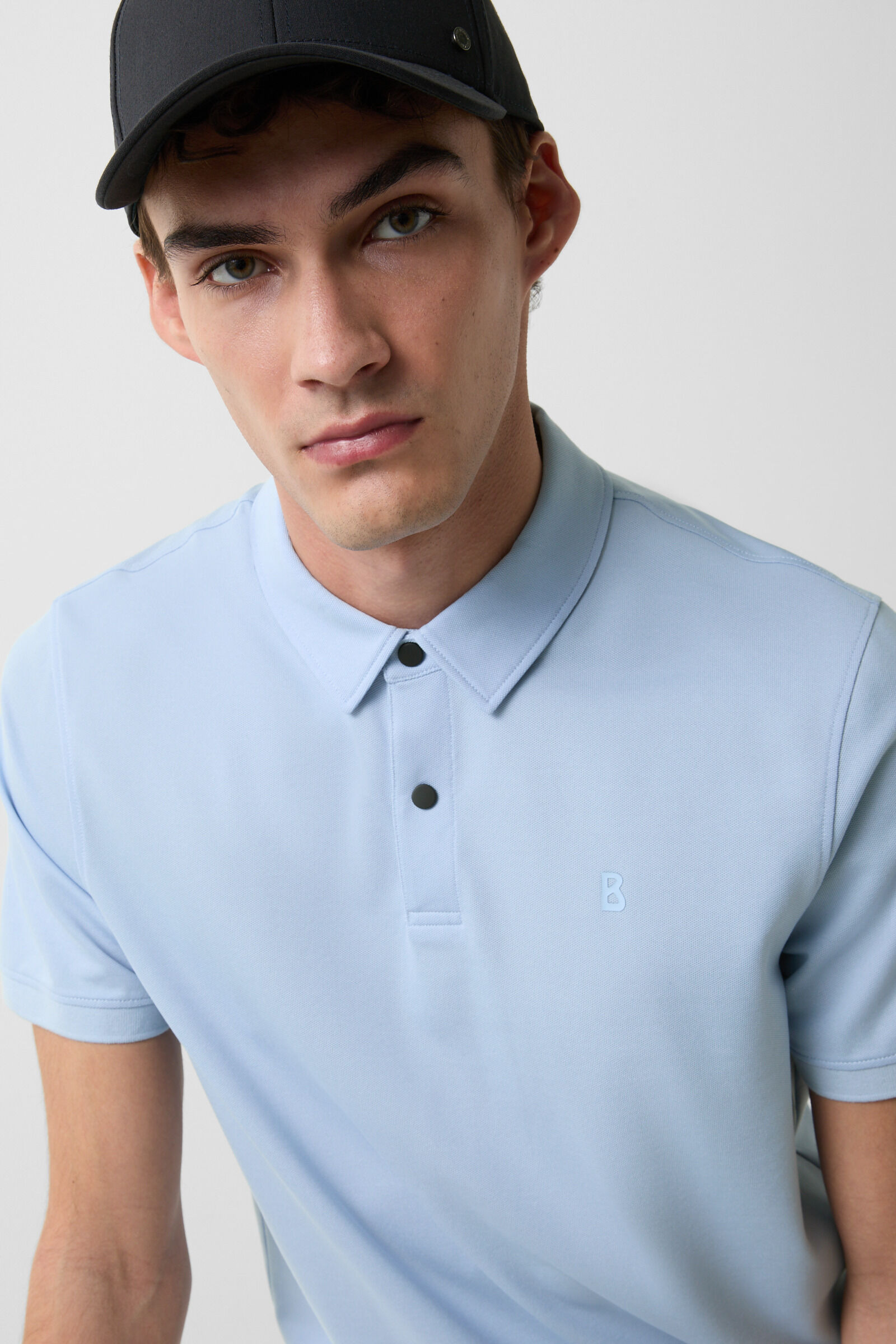 Timo polo shirt in Light blue - 4