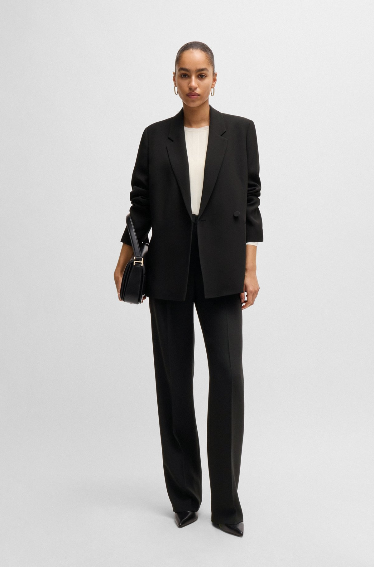 RELAXED-FIT JACKET WITH FEATURE BUTTON - 3
