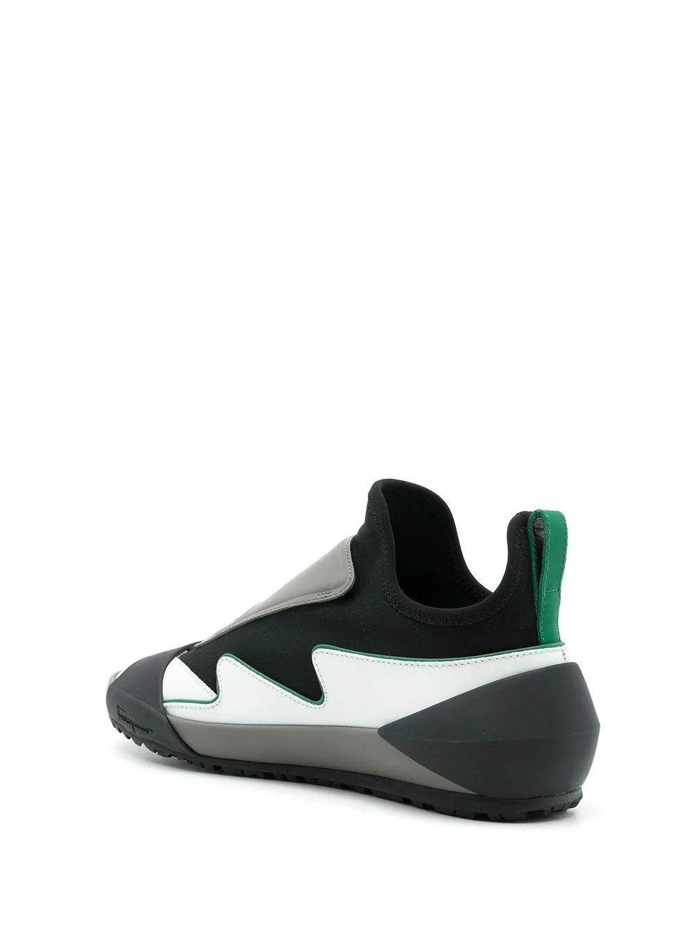 colourblock slip-on sneakers - 3