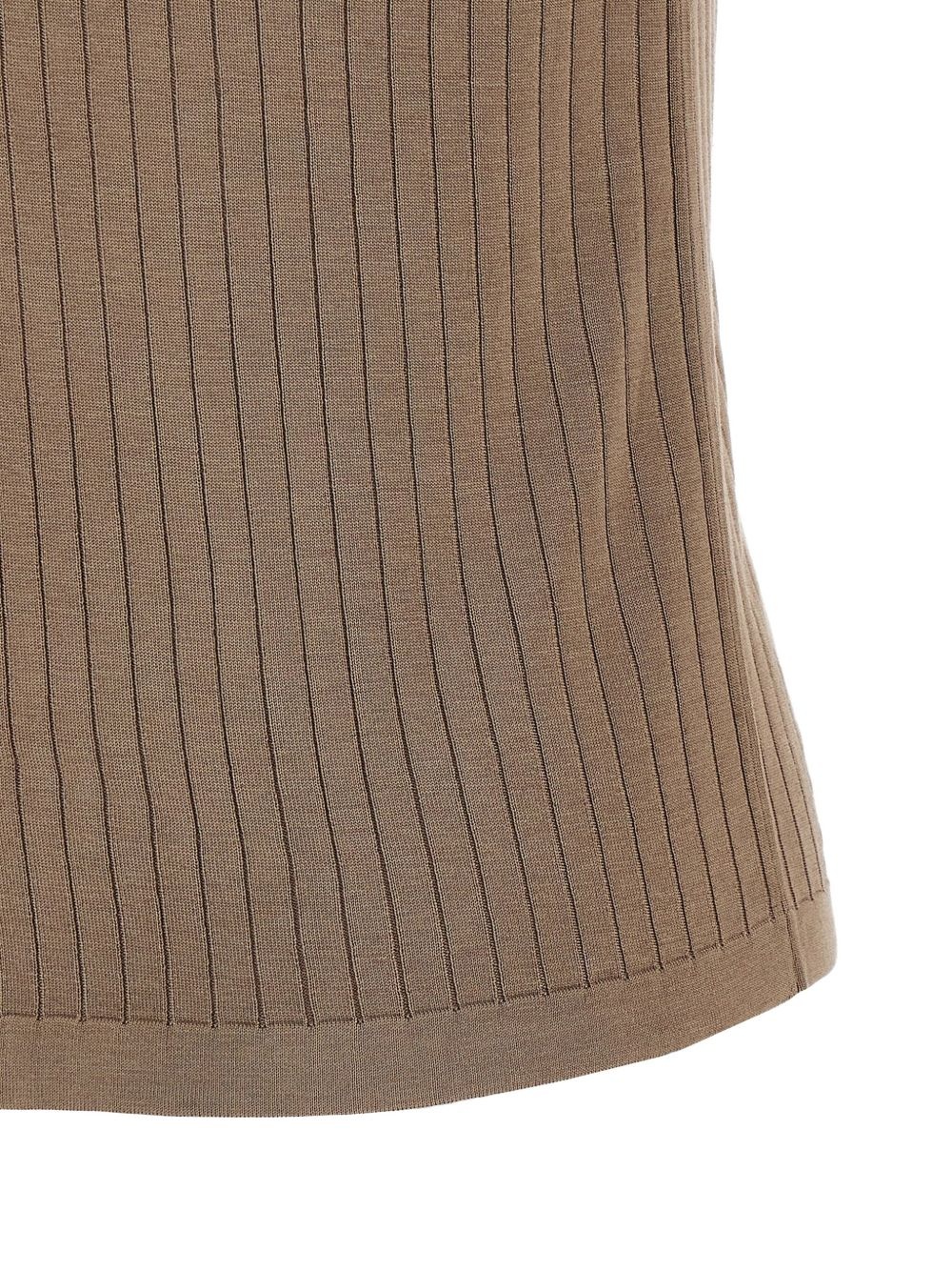 ribbed short-sleeve t-shirt - 4