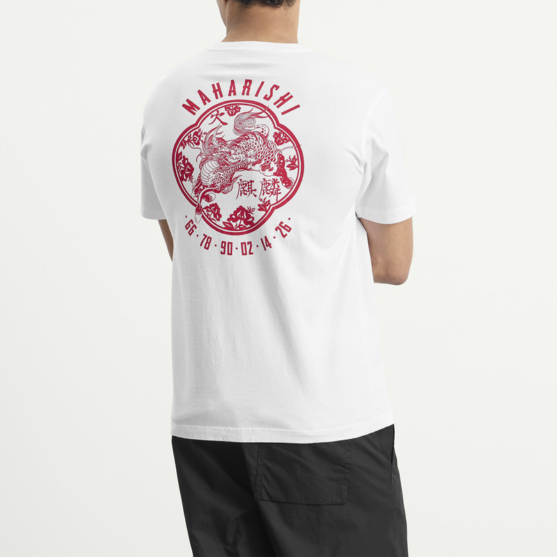 Maharishi Paper Cut Kirin T-Shirt 3
