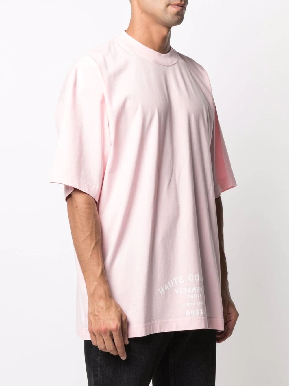 logo-print oversized T-shirt - 4