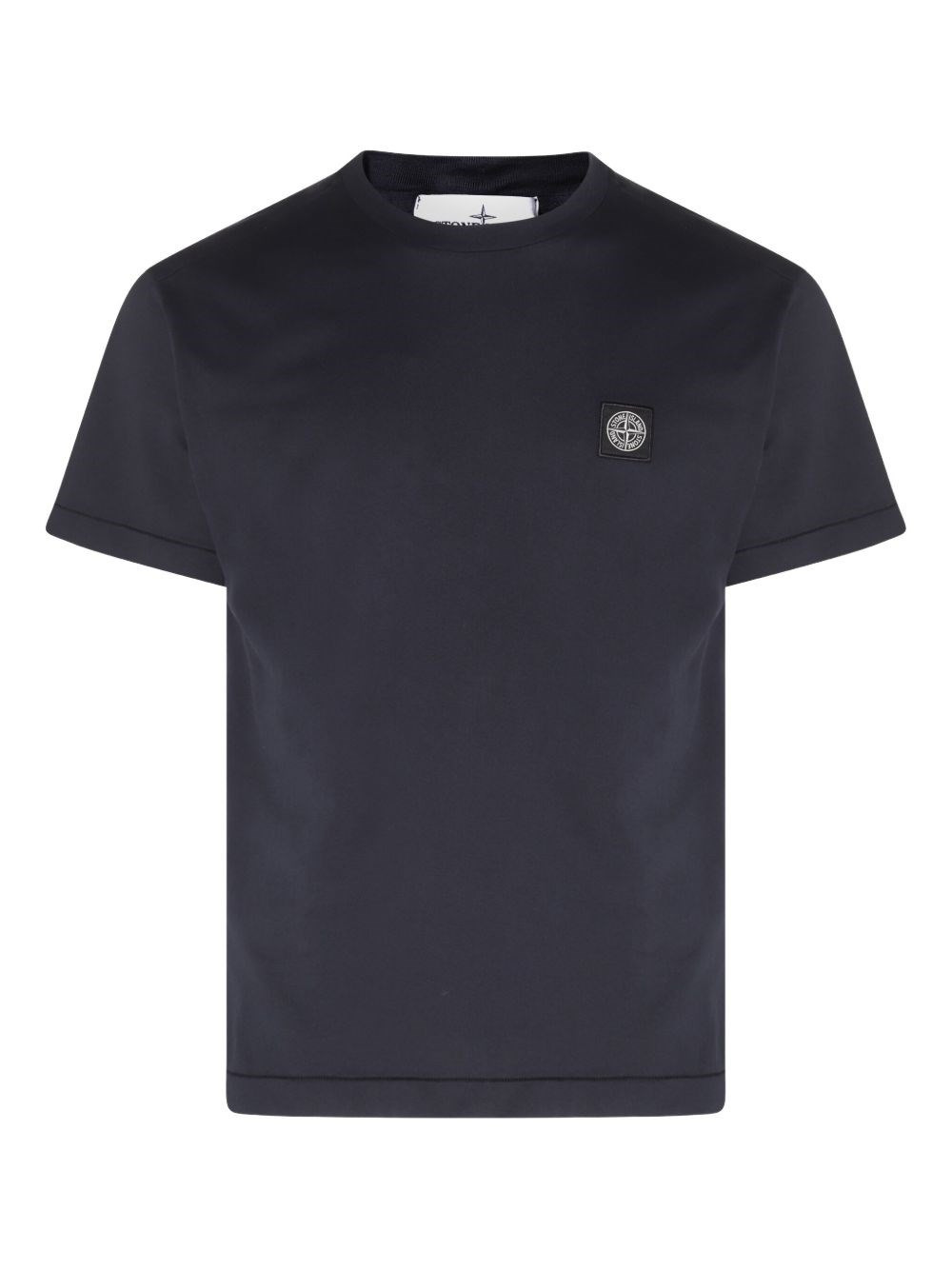 Short sleeves cotton t-shirt with logo - 1