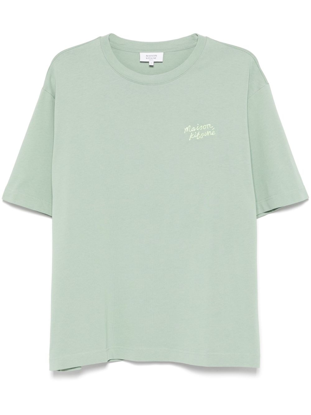logo-embroidered T-shirt - 1