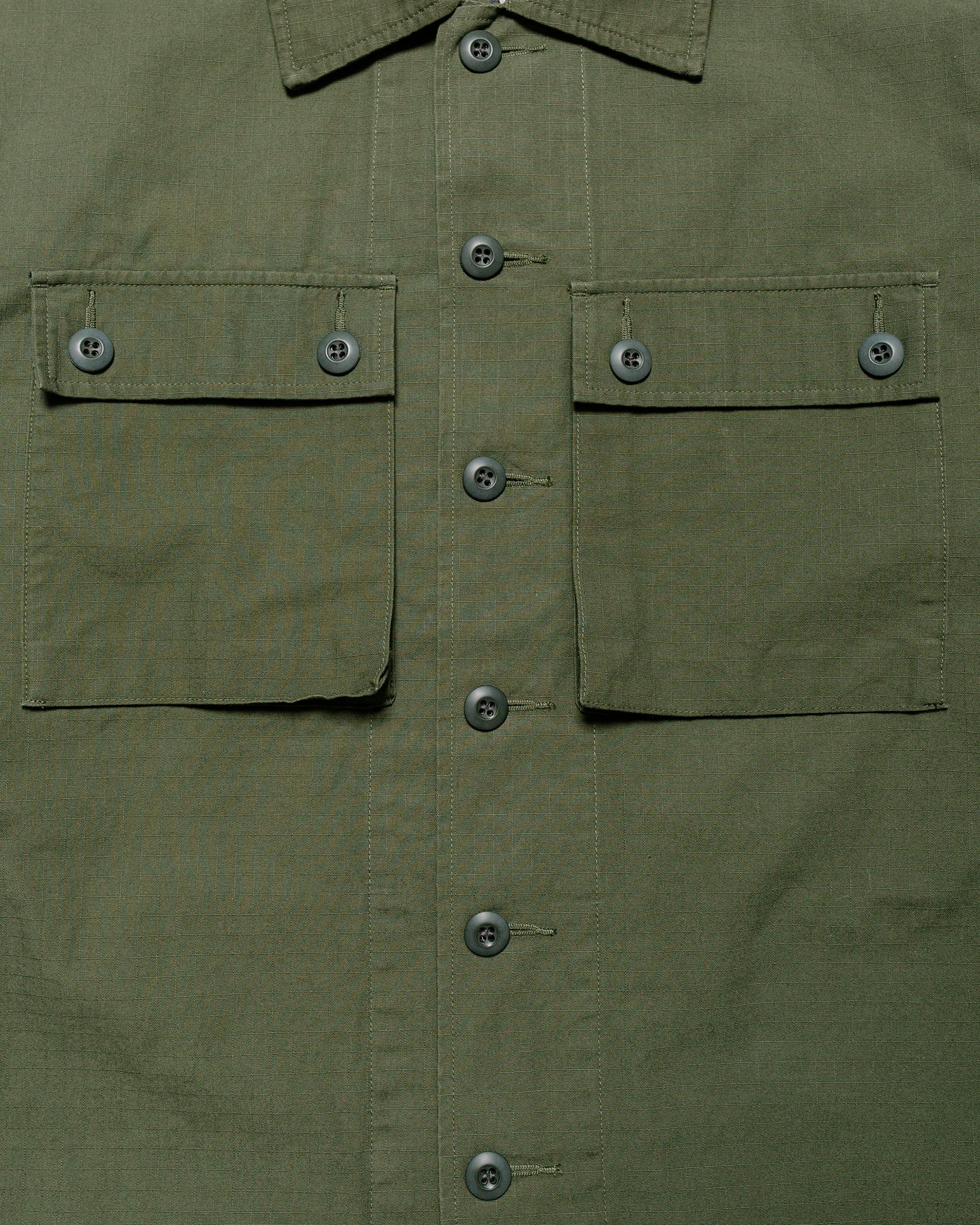 Lost & Found MIL SHT-JAC Cotton Ripstop Olive - 10