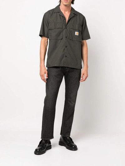 Carhartt logo-patch short-sleeve shirt outlook