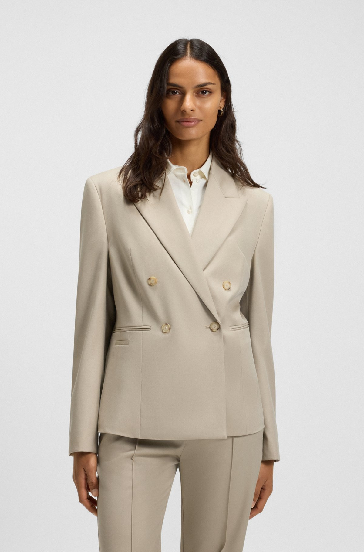 REGULAR-FIT BLAZER IN VIRGIN-WOOL TWILL - 2