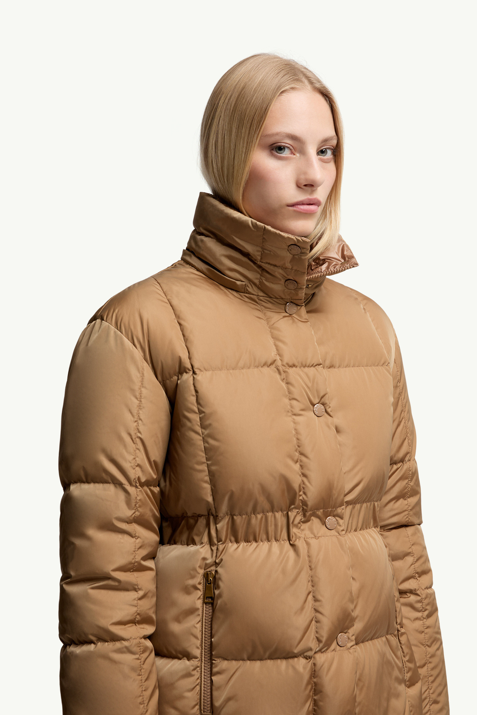 Agneux Square-Quilted Hooded Short Down Jacket - 6