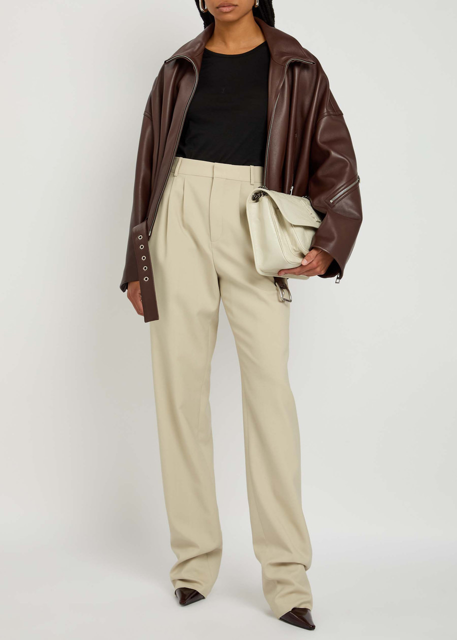 Yves Saint Laurent Straight-leg Wool Trousers - 6