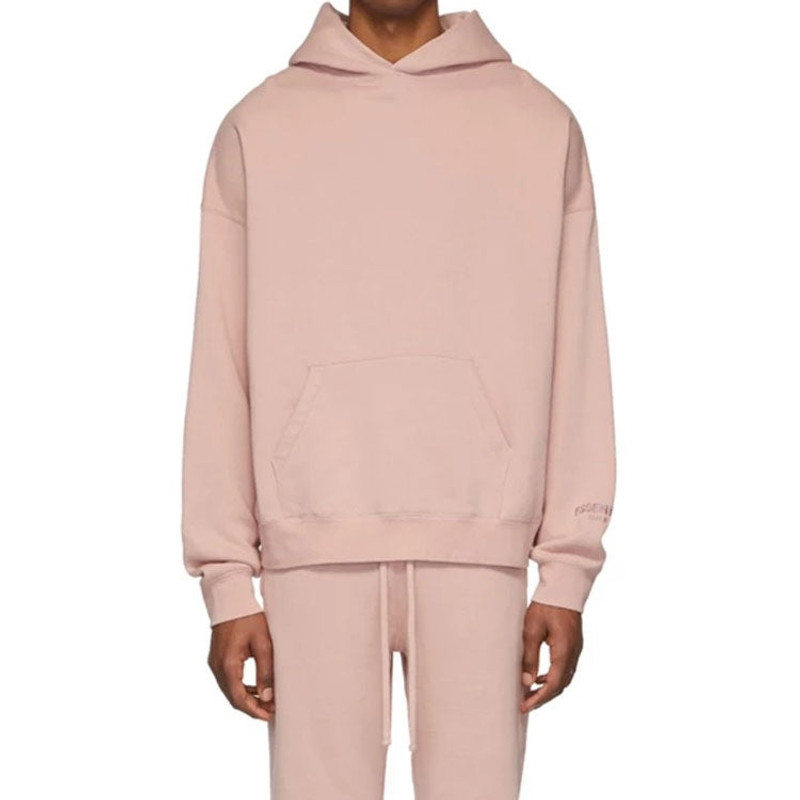 Fear of God Essentials FW19 Alphabet Logo Hoodie 'Blush Pink' FOG-FW19-57 - 1