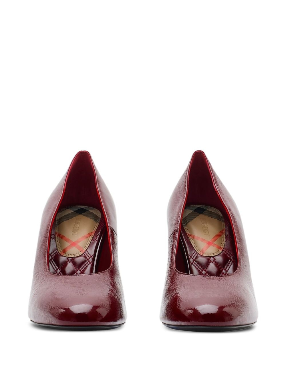 Scarpins Trinket patent leather block-heel pumps - 2