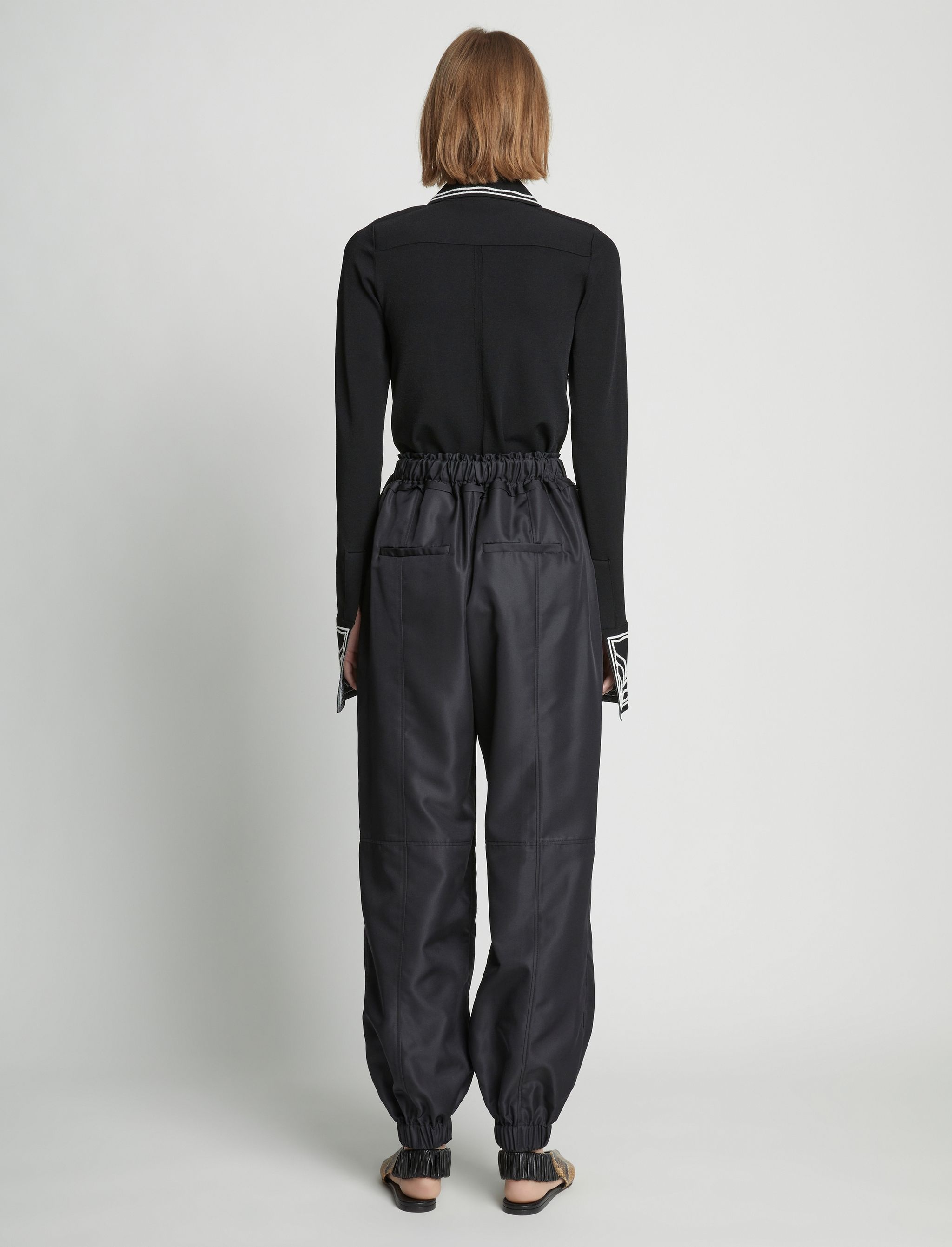 Silk Nylon Taffeta Pull on Pant - 4