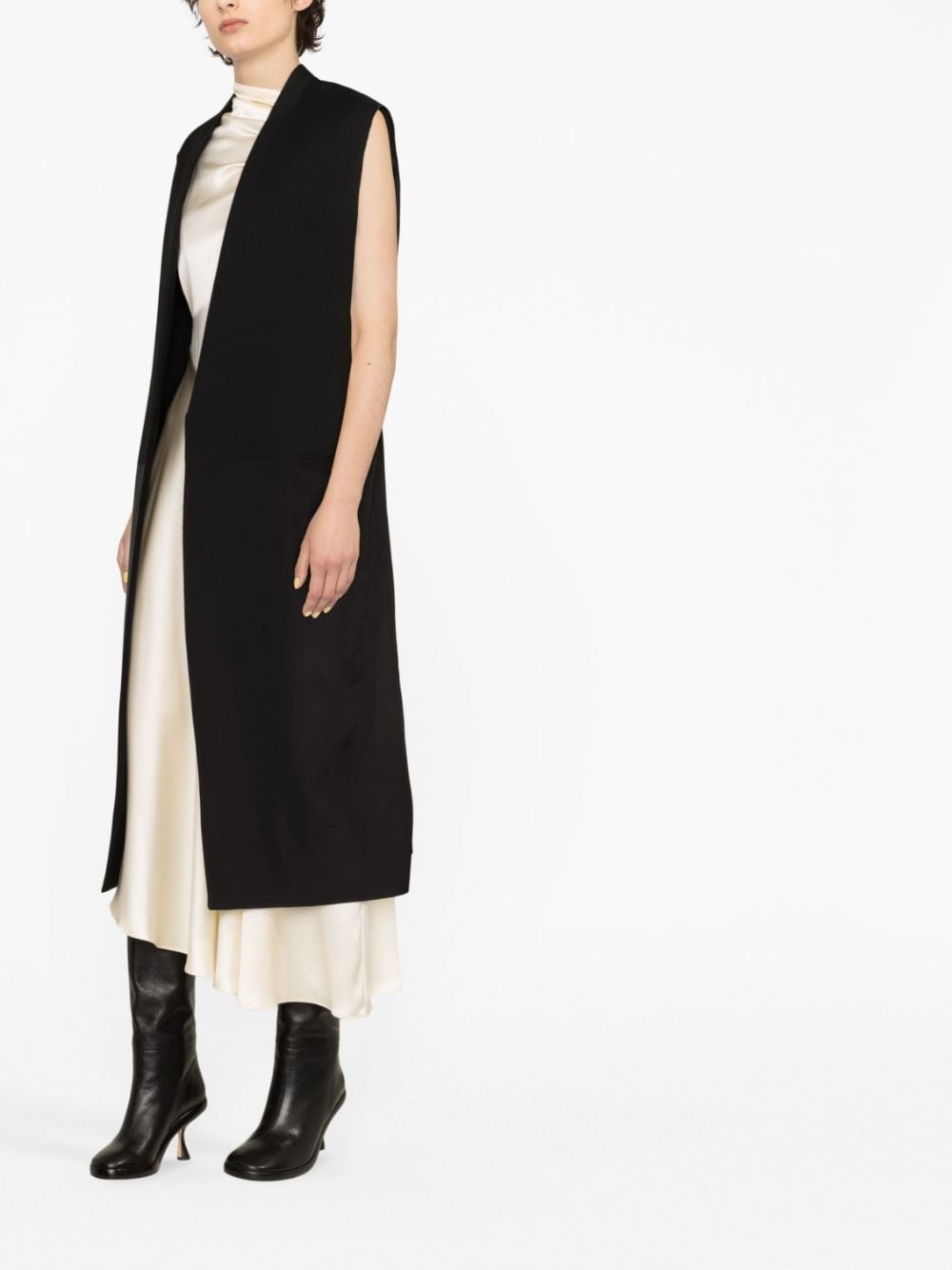 single-breasted tailored vest - 4