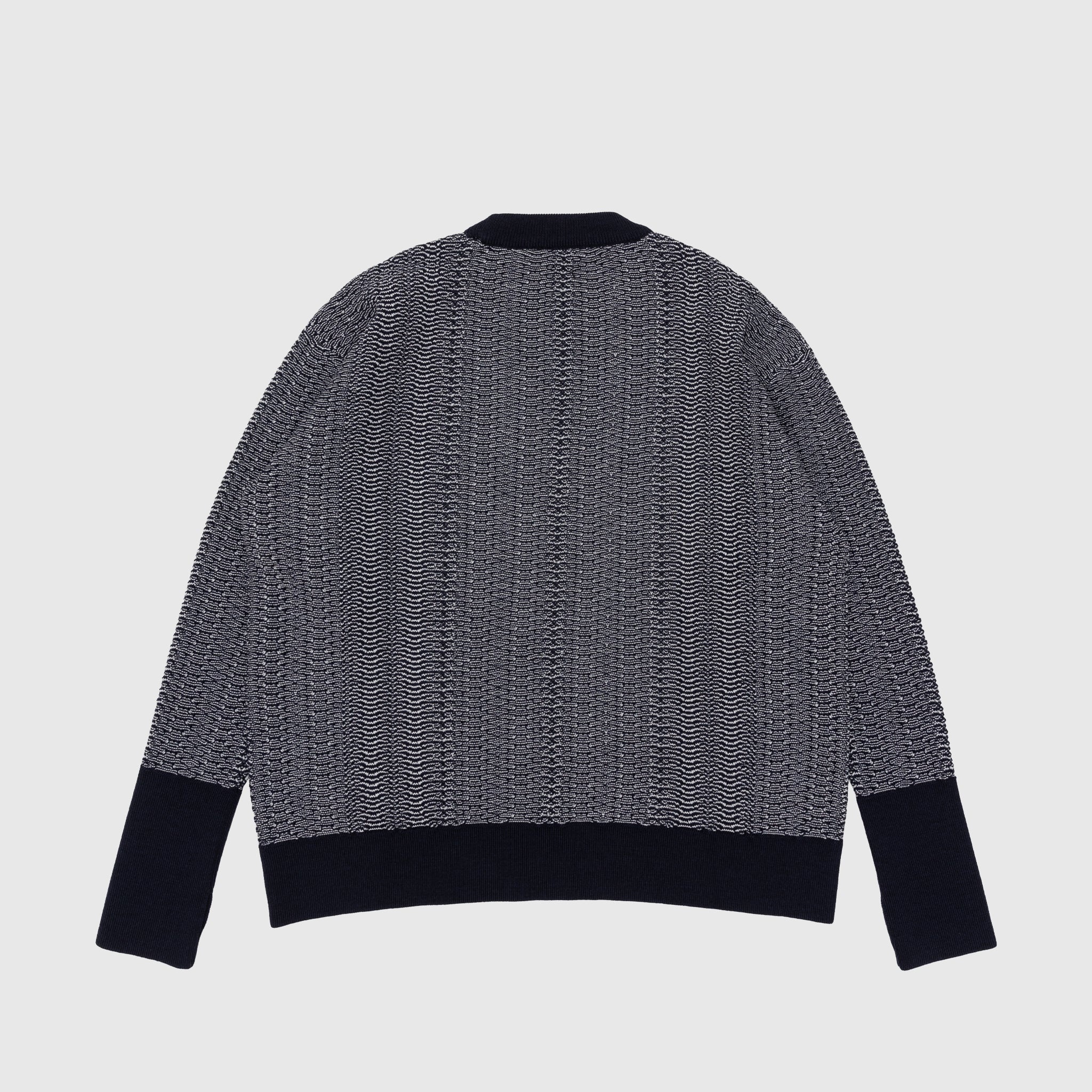 WAVE KNITTED CREW NECK - 6